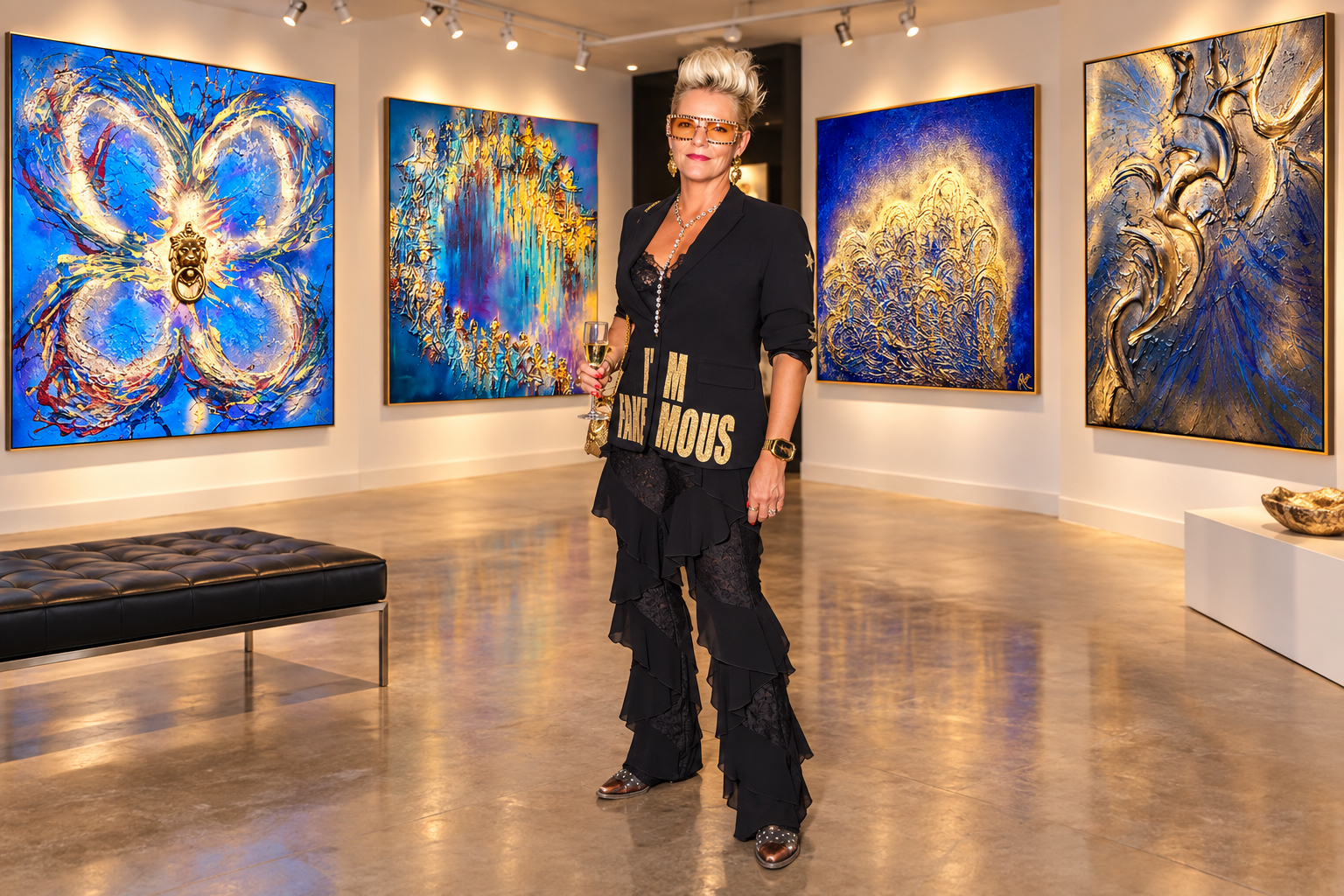 Mette Ross i galleriet