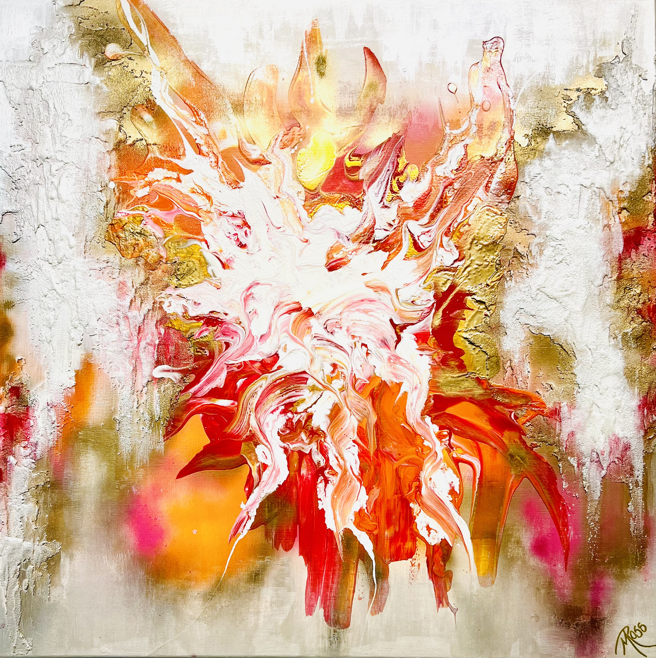Fireworks - painting by Mette Ross
