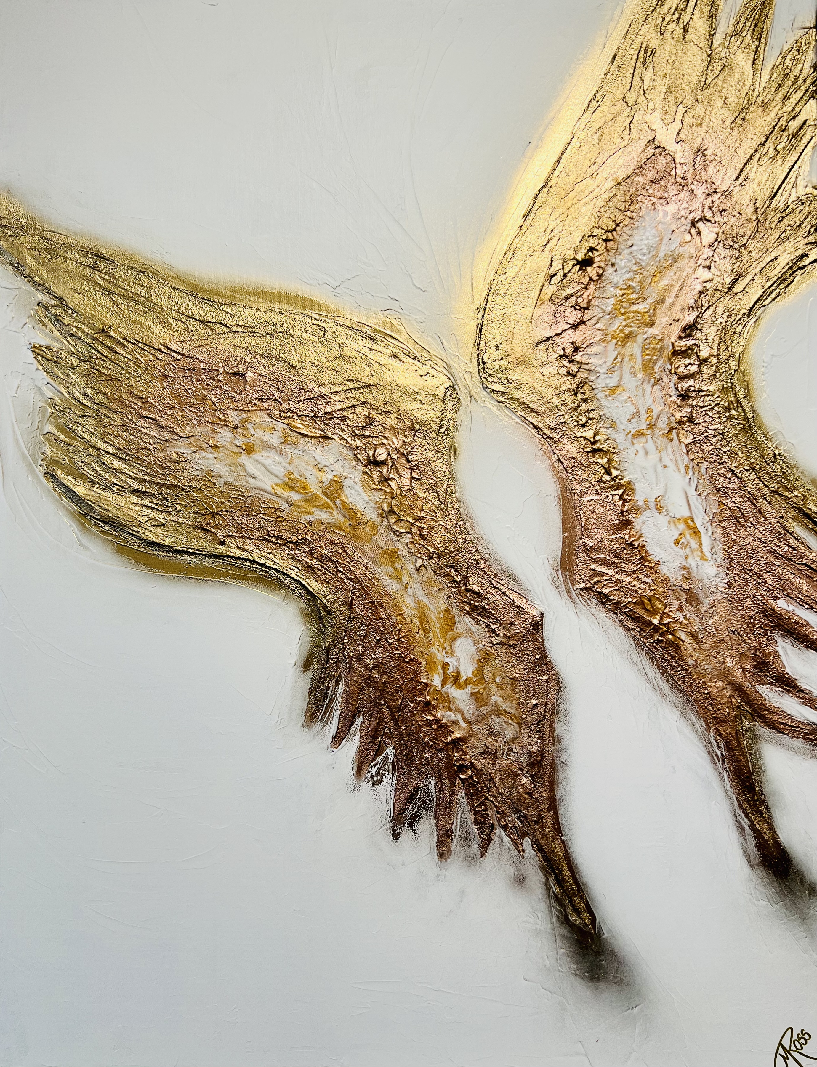 Angels - painting by Mette Ross